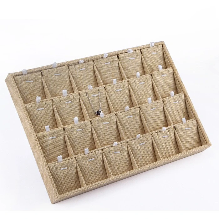 Linen Stackable Jewelry Display Tray best